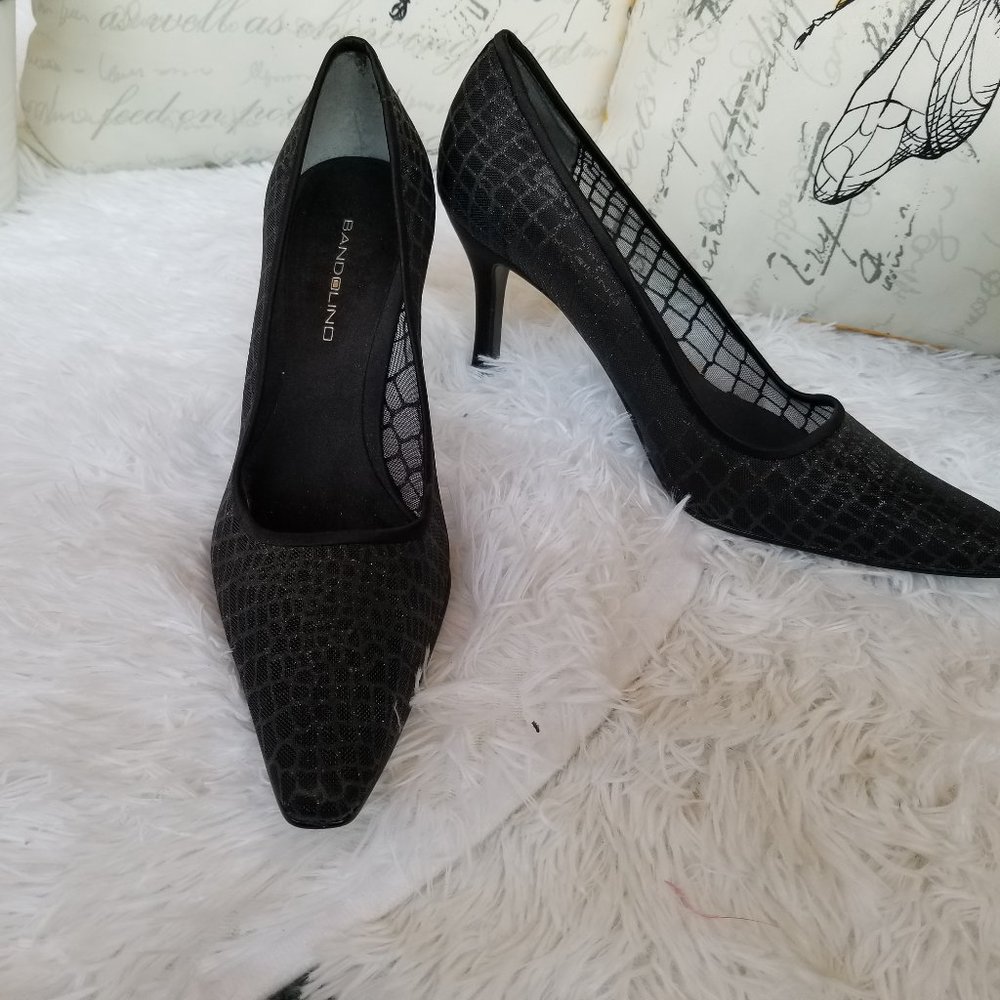 Bandolino sheer sparkle heel